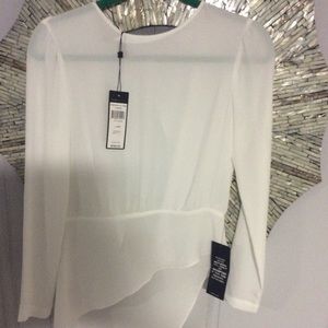 BCBG withe long sleeve
